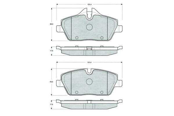 PROCODIS FRANCE Piduriklotsi komplekt,ketaspidur PF1433